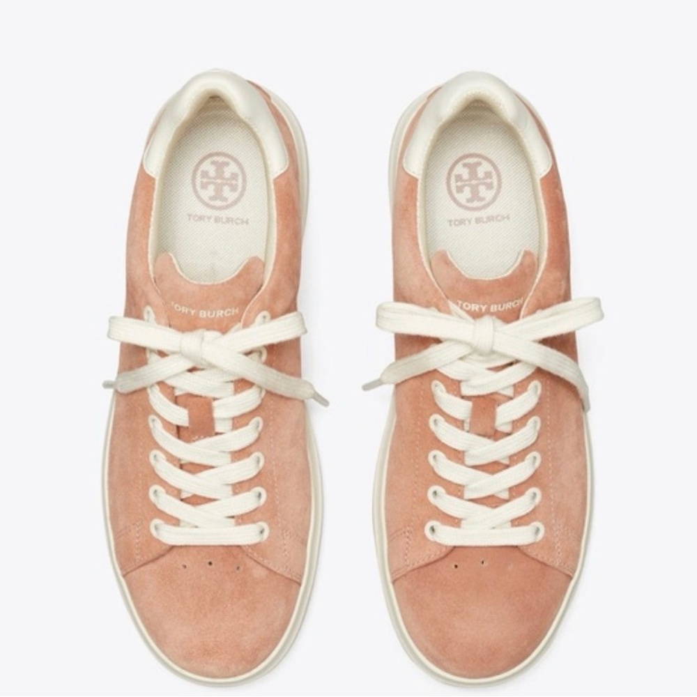 Tory Burch Howell Court Sneaker Suede Size 8 NEW